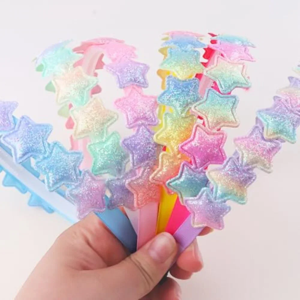 16 Pack Glitter Headbands Hair Clips for Toddler Girls Sparkle Accessories